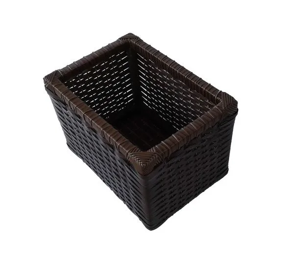 Cesto Vime Sintético Argila 35x25x25 - foto 2
