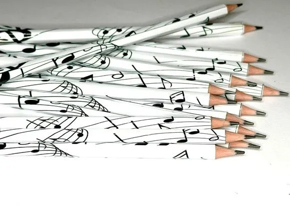 Lápis Notas Musicais Personalizado - foto 2