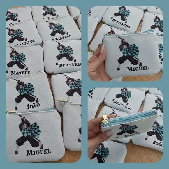 Porta Moedas Personalizado - Demon Slayer - foto 2