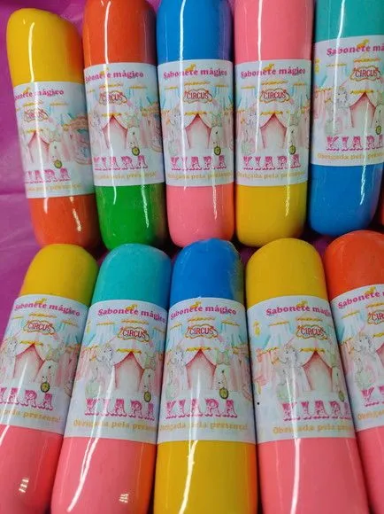 Sabonete Mágico Lembrancinha Infantil Personalizada - foto 3
