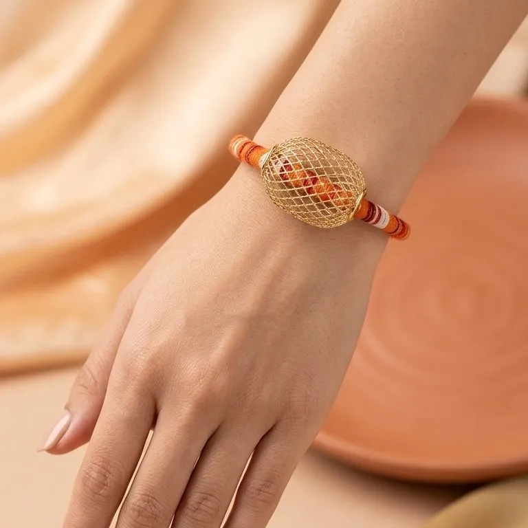 Pulseira em corda étnica