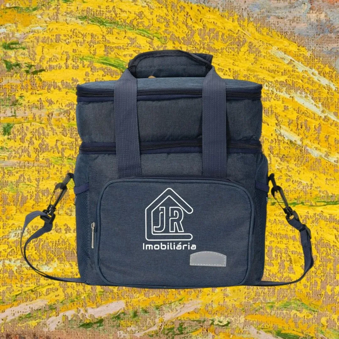 Bolsa Térmica 10 Litros personalizada com seu logo - artesanato de valbrindes