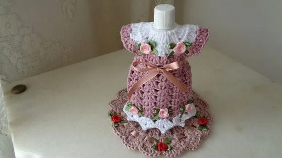 Capa para Adoçante Vestidinho Rosa Velho - foto 4