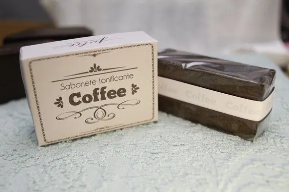 Sabonete Esfoliante Cafè - artesanato feito à mão por Juliana Biz - casa e bem estar