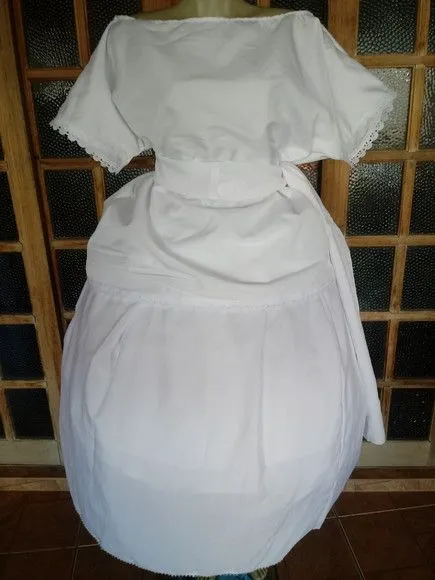 Conjunto oxford branco - artesanato feito à mão por Ateliê Ofatemi