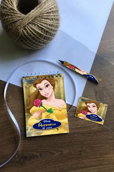 Bloquinho Bela Personalizado - artesanato feito à mão por Mi Papelaria Criativa
