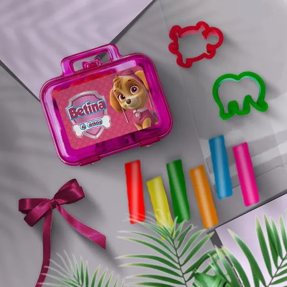 Mini Maleta - Skye e Everest Personalizada - feito à mão por Mi Papelaria Criativa