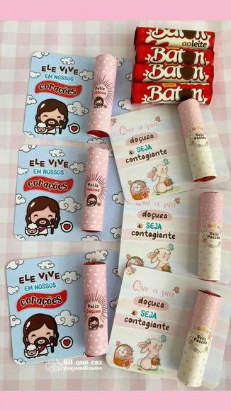 Lembrancinha de Páscoa Personalizada - feito à mão por Mi Papelaria Criativa