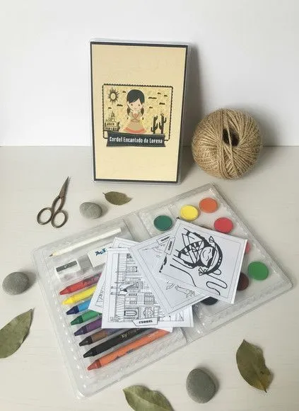 Estojo de Pintura - Maria Bonita Personalizado - artesanato feito à mão por Mi Papelaria Criativa