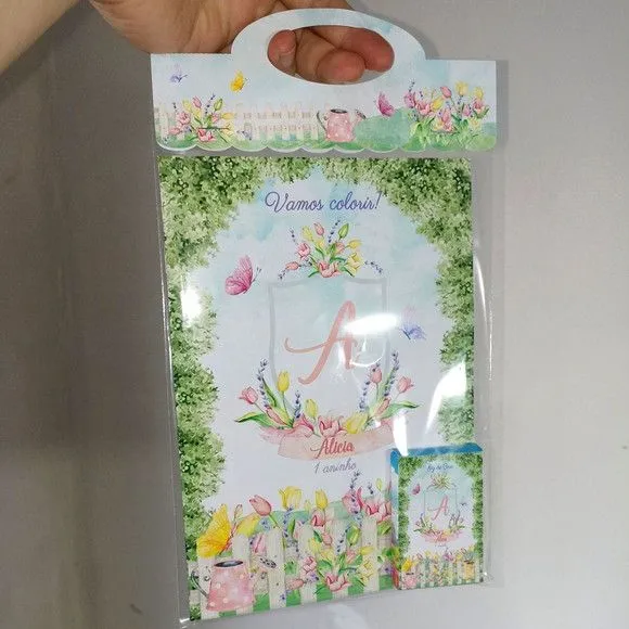 Kit Colorir Jardim ou Outros Revista 20x14 - artesanato de PAPCRIE