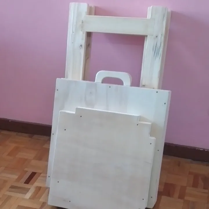 Balcão maleta dobrável! - artesanato feito à mão por dimasartpaletes