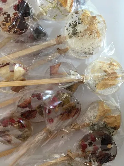 Mexedores Especiarias - feito à mão por Lollipops Cristal