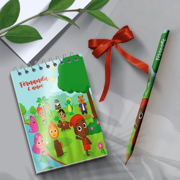Bloquinho - Folclore Personalizado - artesanato de Mi Papelaria Criativa