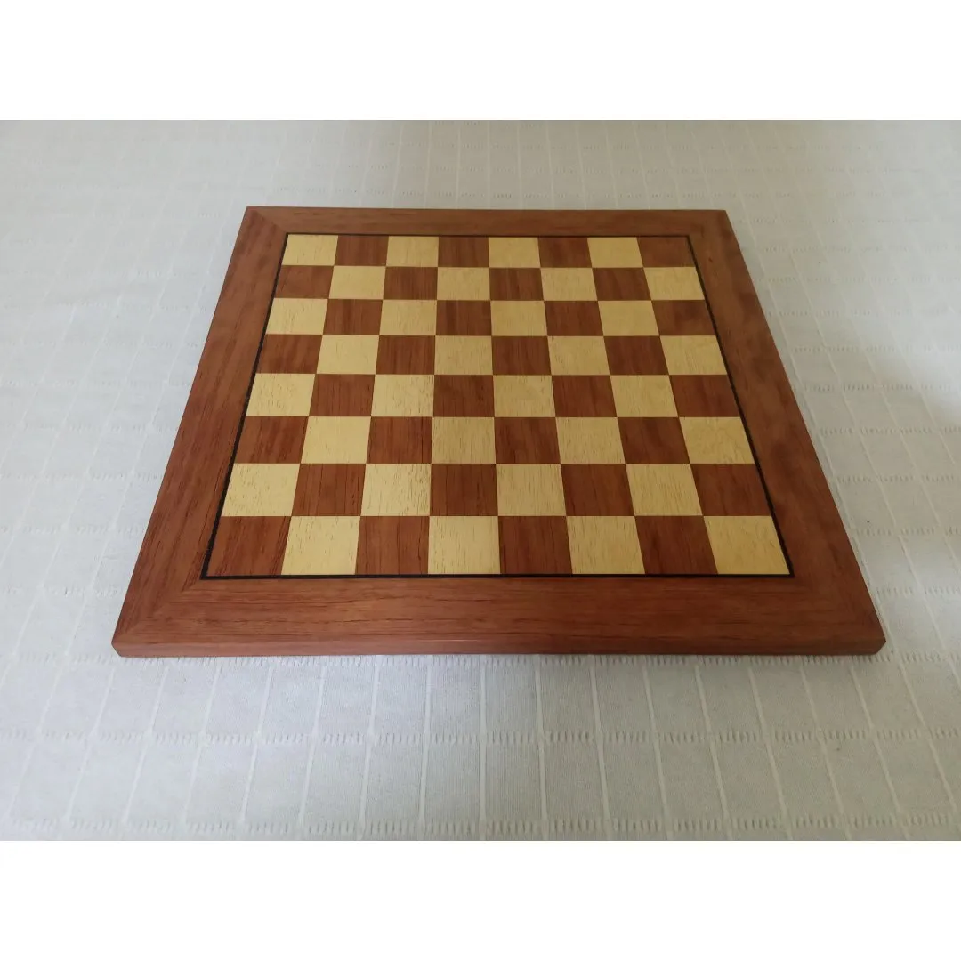 Tabuleiro de Xadrez Tradicional Bubinga Médio - foto 4