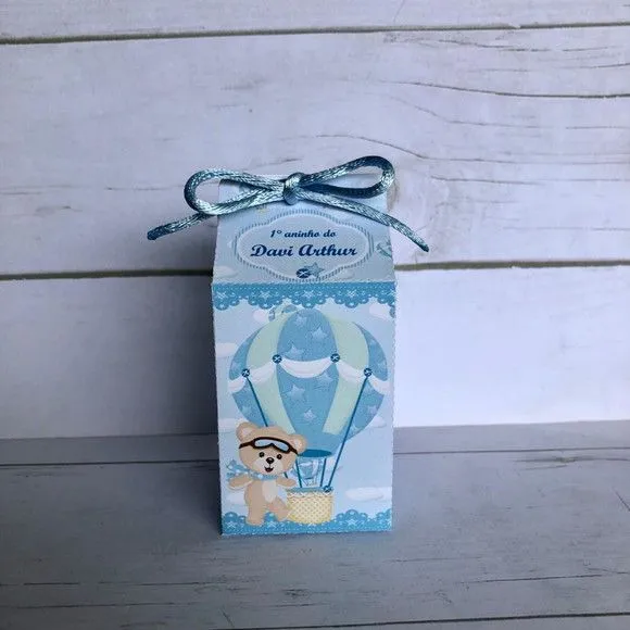 Mini Caixa Milk Ursinho Baloeiro - foto 2