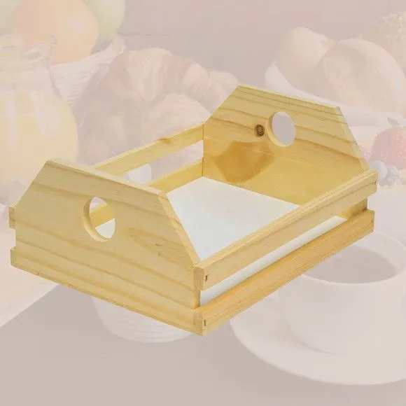 5 Cesta Bandeja de Café Manhã - feito à mão por DASERRA ARTE EM MADEIRA