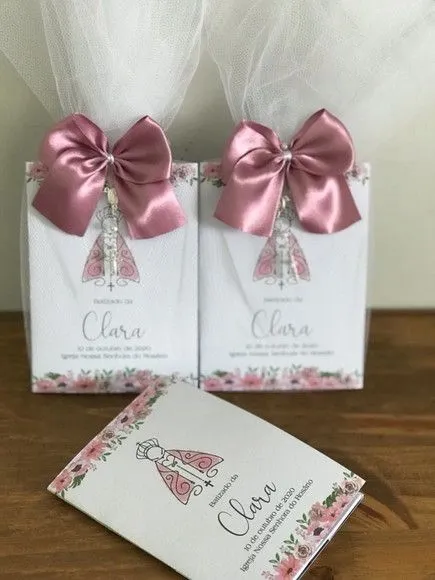 Livro de Orações Luxo com Foto para Batismo