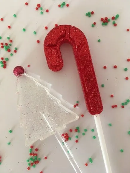 Pirulito Bengala e Arvore - artesanato feito à mão por Lollipops Cristal