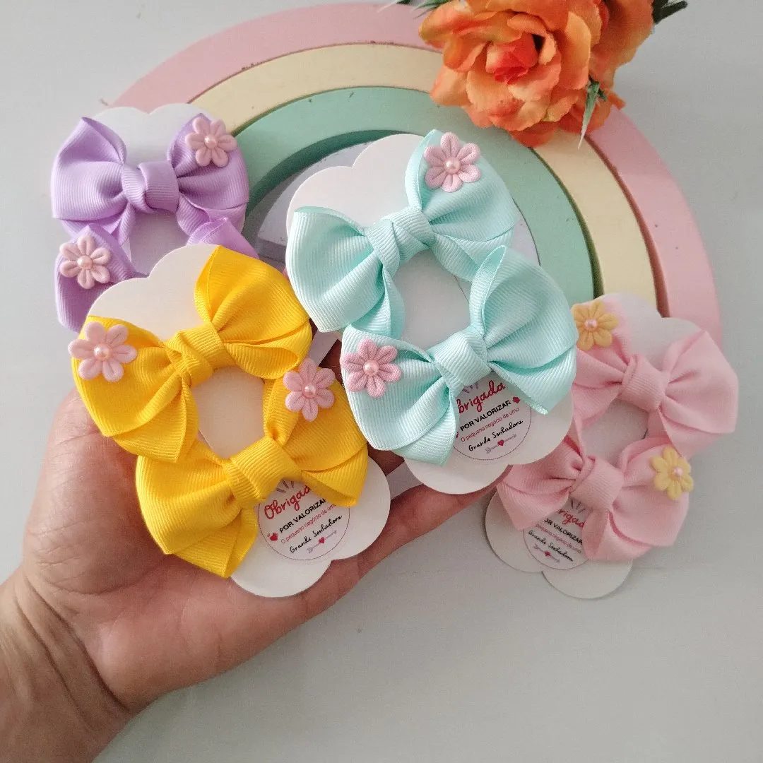 kit 4 unidades, laço de menina.laco de bebê. tiara infantil - foto 6