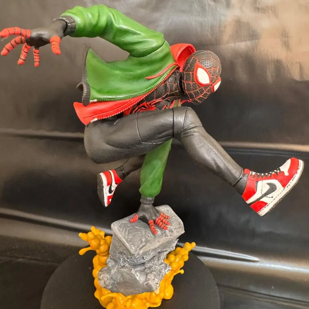 Boneco spiderman miles morales Homen aranha Action Figure - foto 3
