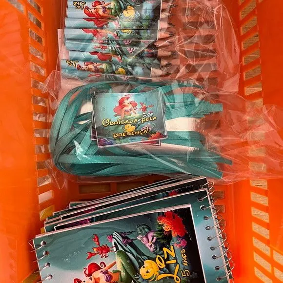 Bloquinho Ariel Personalizado - artesanato de Mi Papelaria Criativa