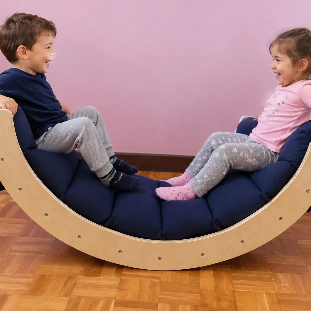 Gangorra Píkler Montessori com almofada, cadeirinha dobrável, e rampa - foto 6