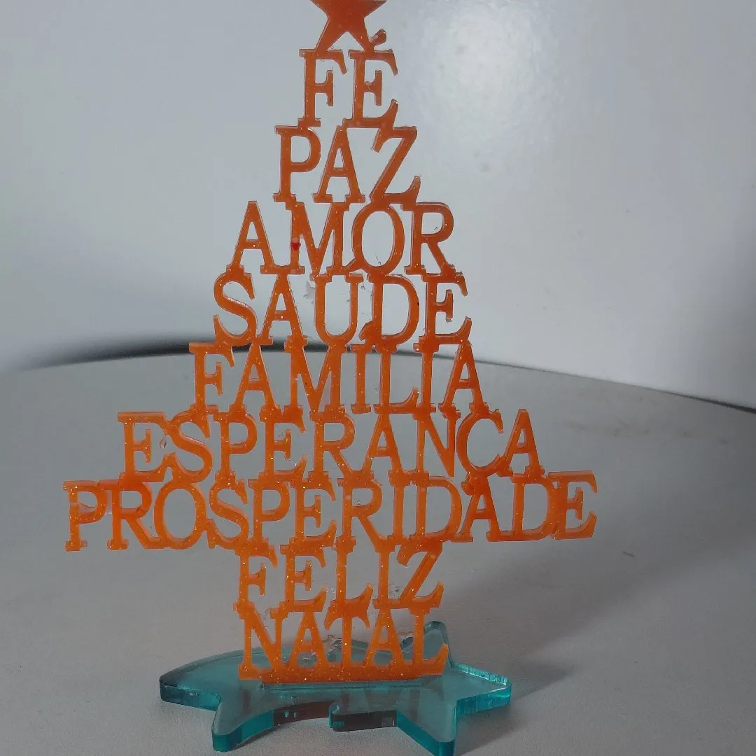 INFEITES DE NATAL, ARVORE PALAVRAS POSITIVA. - foto 7