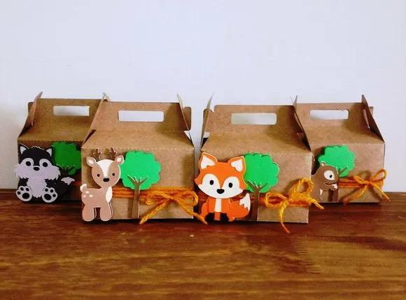 Kit Mini Maleta Bosque 24 Itens - artesanato de Fina Essência Papelaria Personalizada
