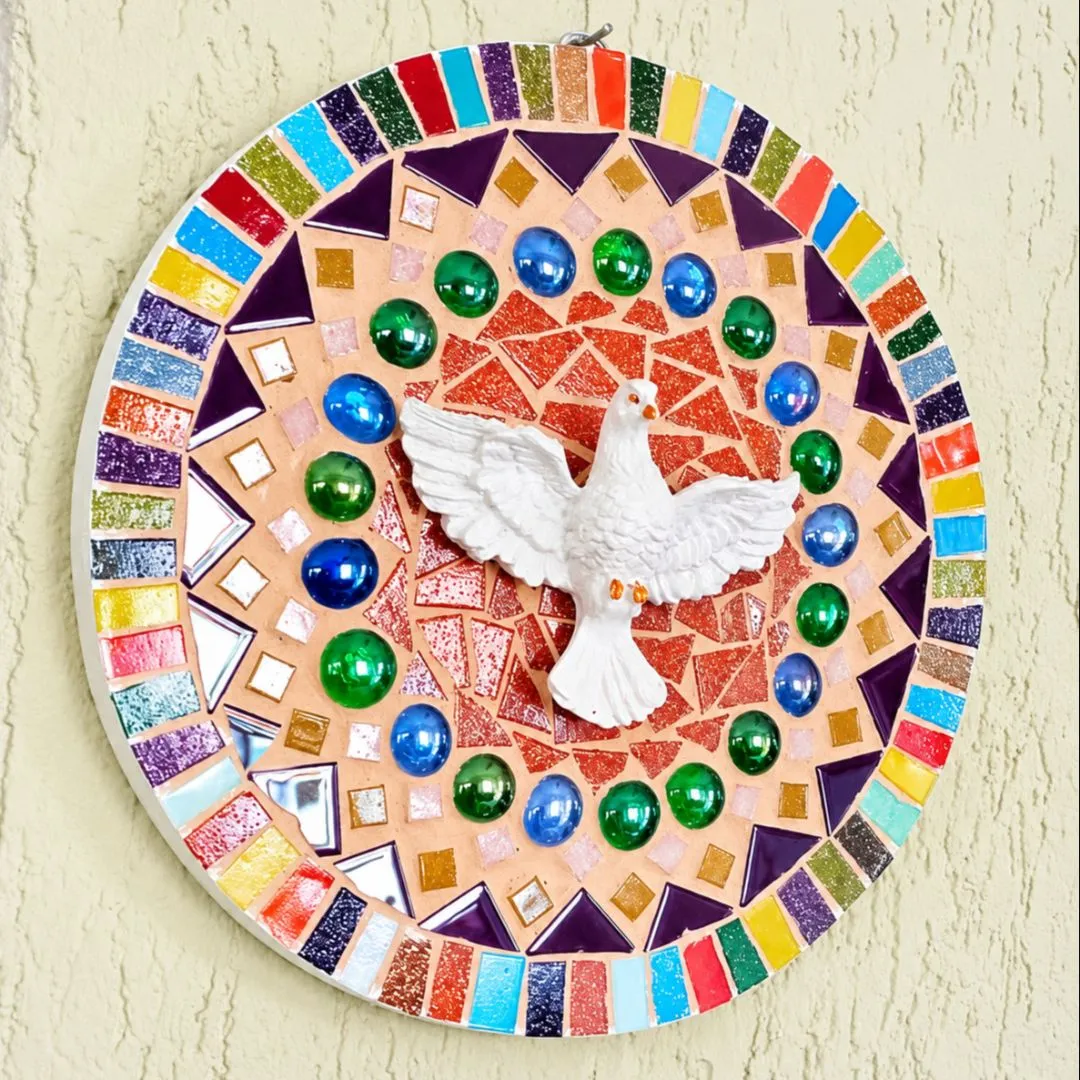 Mandala Divino Espírito Santo em Mosaico - modelo 5 - foto 2