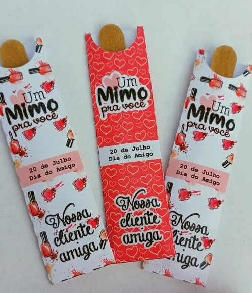 Brinde Lixa de Unha - artesanato de PAPCRIE