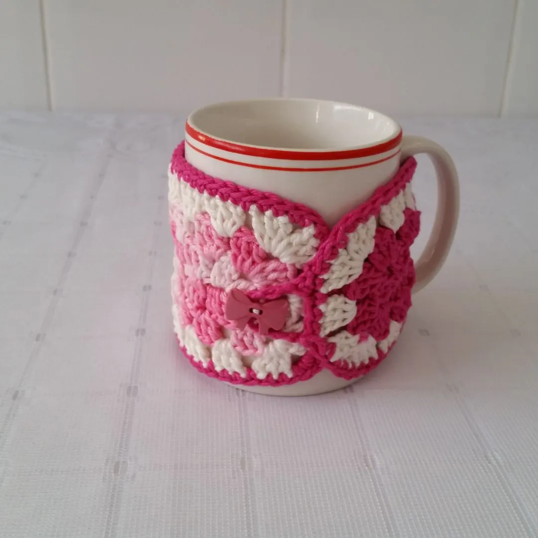 Kit Mug Rug + Capa para Caneca Crochê - foto 2