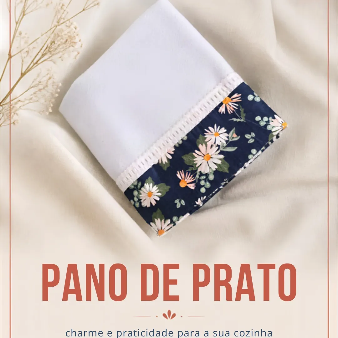 Pano de prato 1 - artesanato feito à mão por Djulik