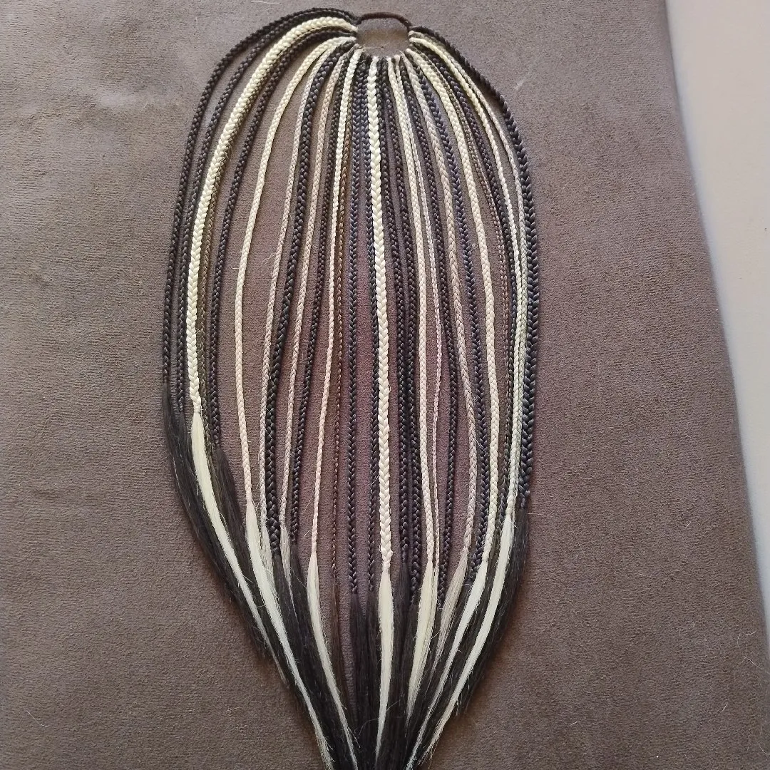 Rabo de Cavalo TRANÇAS - artesanato feito à mão por Luna Dreads e Artes 🌜