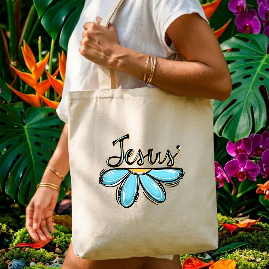 Kit Ecobag Necessaire E Chaveiro Presente Feminino Criativo Jesus - foto 2