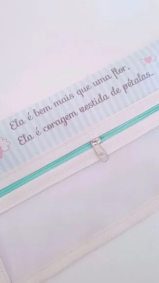 Necessaire porta escova de dente - artesanato feito à mão por Innovare Studio