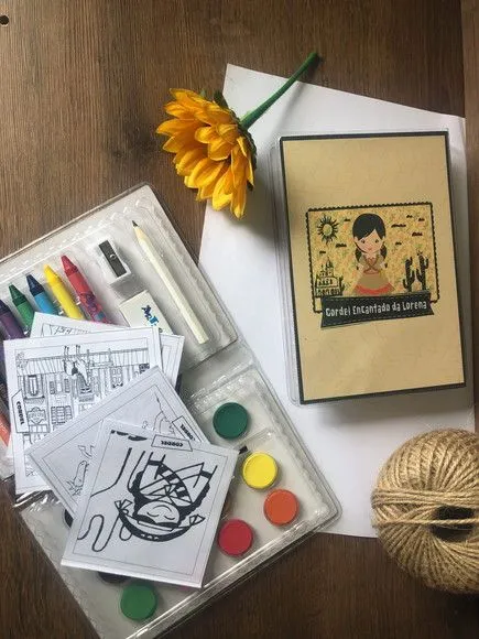 Estojo de Pintura Cordel Encantado Personalizado - artesanato feito à mão por creativitybynina