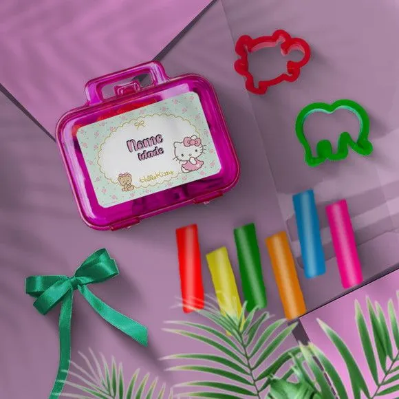 Mini Maleta - Hello Kit Personalizada - feito à mão por Mi Papelaria Criativa