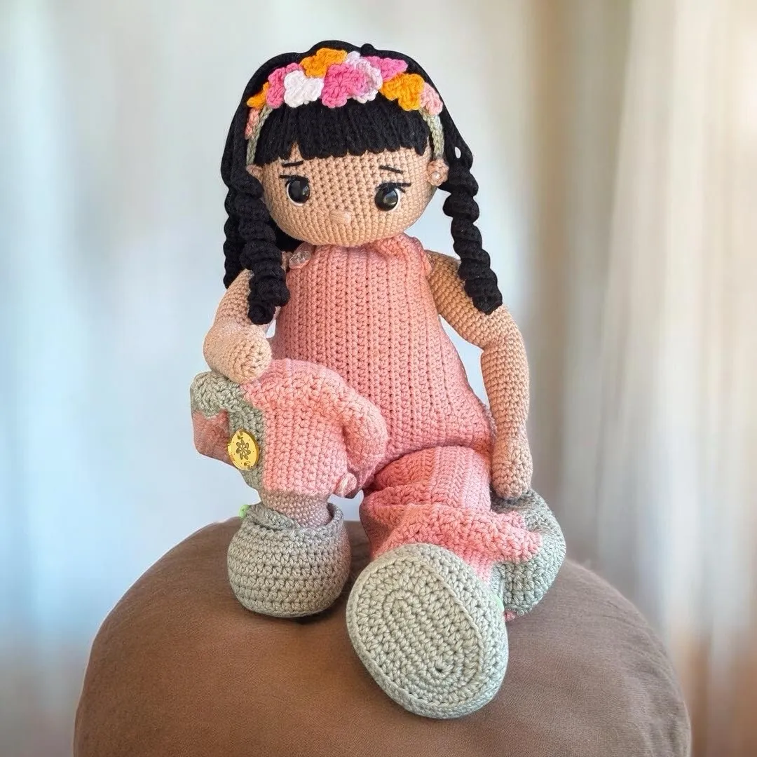 Boneca de crochê, amigurumi Maria Flor - foto 2