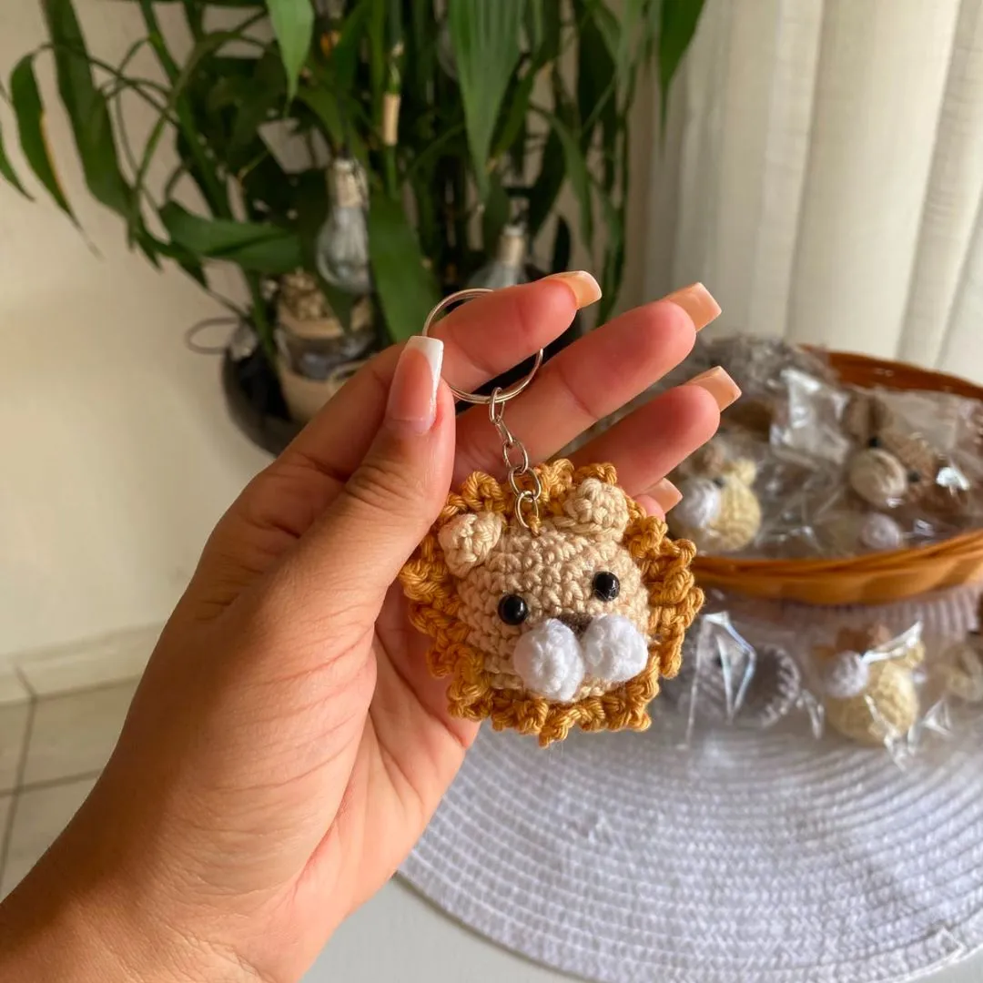 Chaveiro safari de Crochê Personalizado com Nome | Amigurumi - foto 4