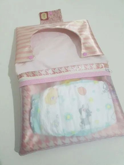 Kit higiene do bebê- Porta fraldas e lenço umedecido - foto 5