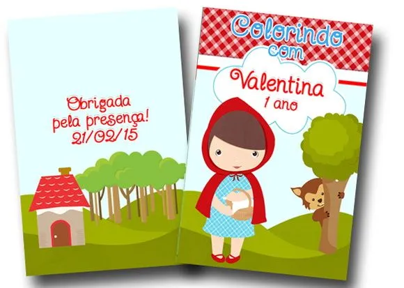 Revista chapeuzinho vermelho 14x10 - artesanato de PAPCRIE