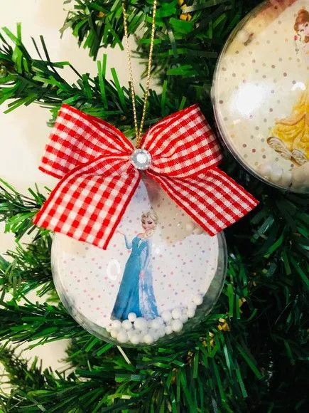 Bolinha de Natal Princesas da Disney - foto 4