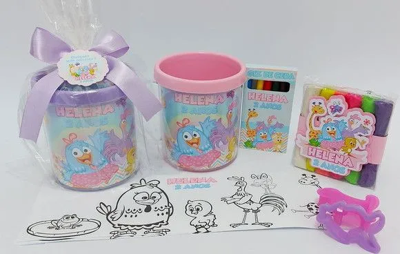 Caneca Galinha Pintadinha Personalizada - artesanato feito à mão por Mi Papelaria Criativa