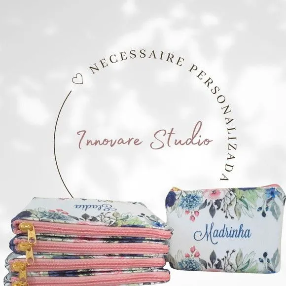 Necessaire personalizada - Flores - foto 3