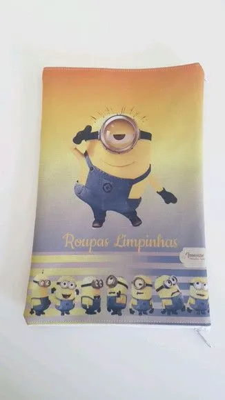 Organizador Duplo M - Minions - feito à mão por Innovare Studio