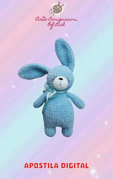 Receita Coelho Soneca Amigurumi - artesanato feito à mão por Arte Amigurumi Oficial