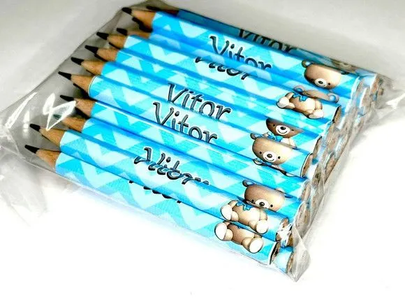 Mini Lápis Ursinho Personalizado - foto 2