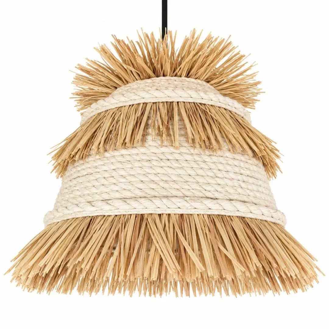 Luminárias palha da Costa estilo boho - foto 2