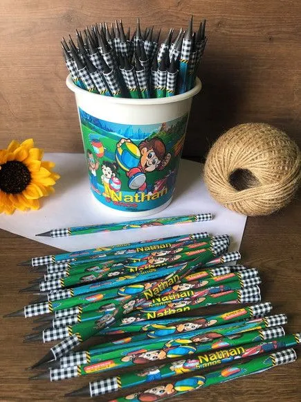 Lápis Senna Personalizado - artesanato feito à mão por creativitybynina