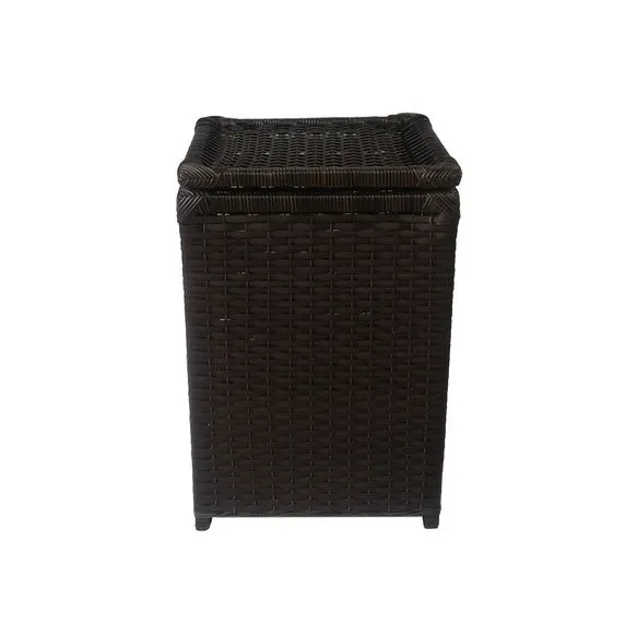 Cesto Roupa Sintético Argila 35x35x60 - artesanato de Mundo Urbano
